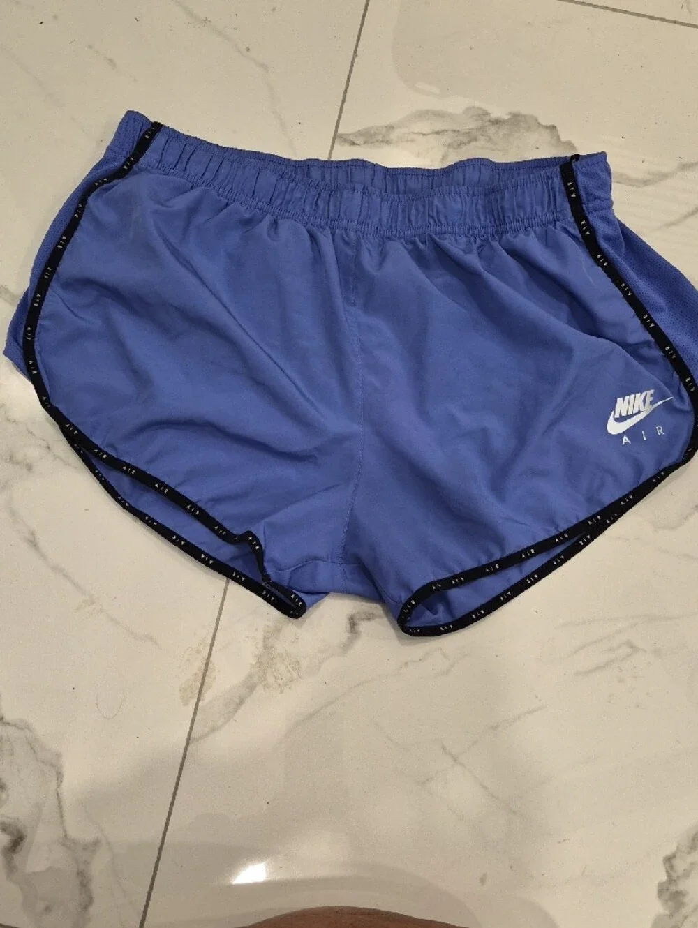 Nike Air Women's Purple Athletic Running Shorts with Black Trim